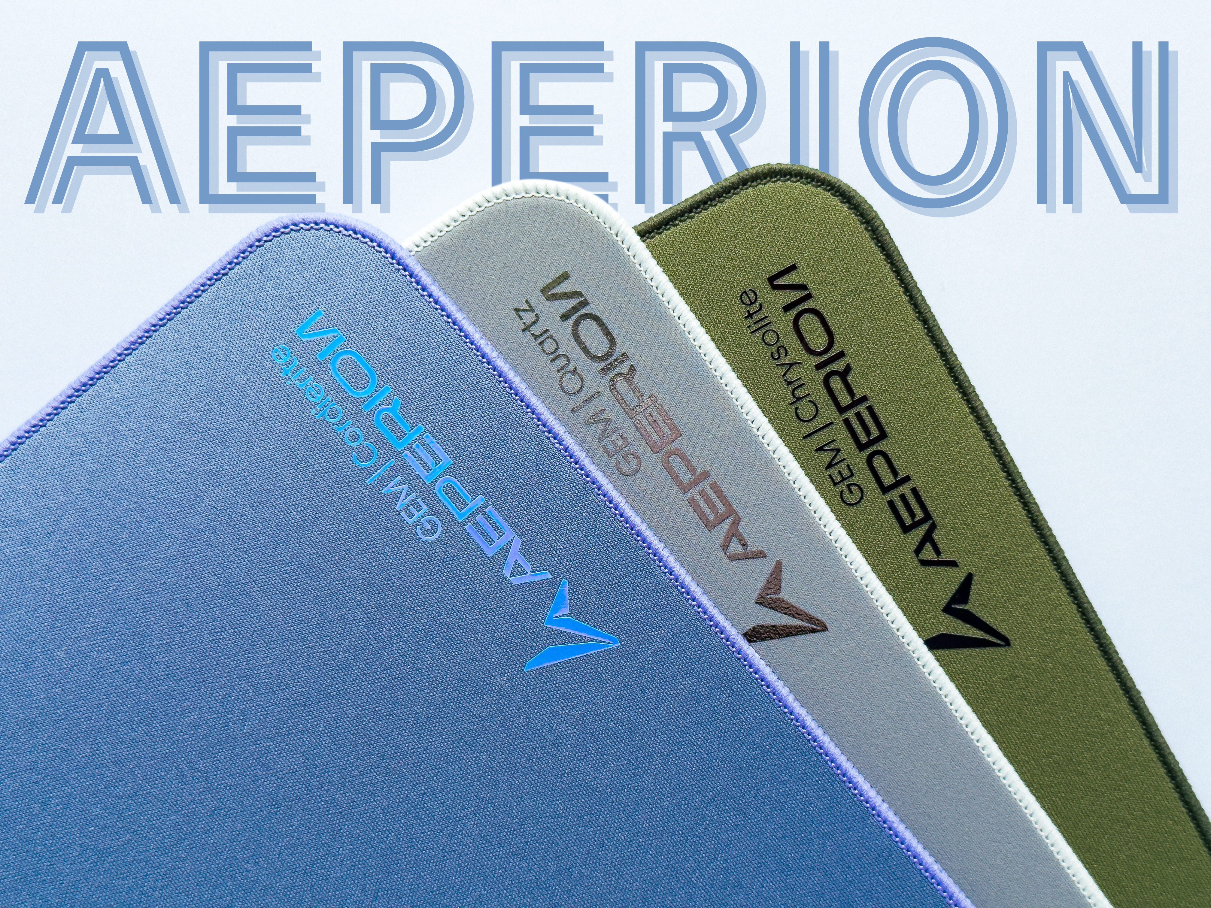 新進気鋭のプレミアムマウスパッド「Aeperion Quartz/Chrysolite/Cordierite」
