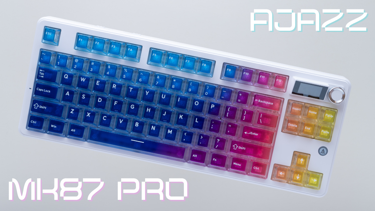 デュアル8kポーリングレート対応のメカニカルキーボード「AJAZZ MK870 Pro」使用レビュー